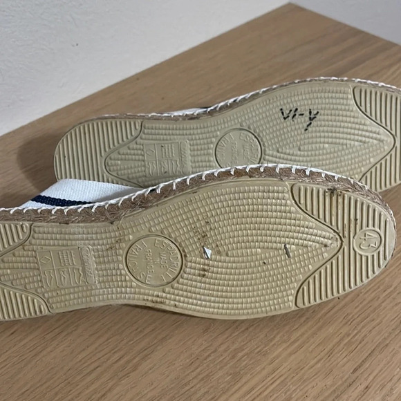 Francais Womens Espadrille Striped Braided Flat Slip On Striped sz 43 (11 USA) - Picture 10 of 13